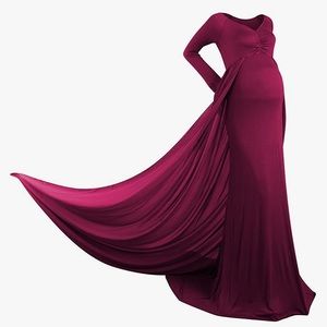 Brand New! Long flowy maternity dress!